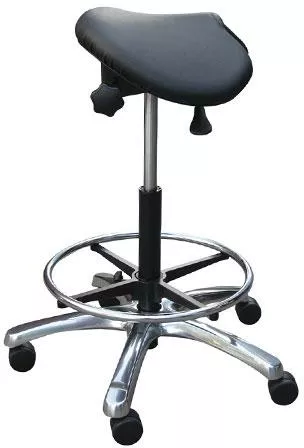 Saddle Stool IOF Ideal Office Furniture Solutions   ID202STD Black B 